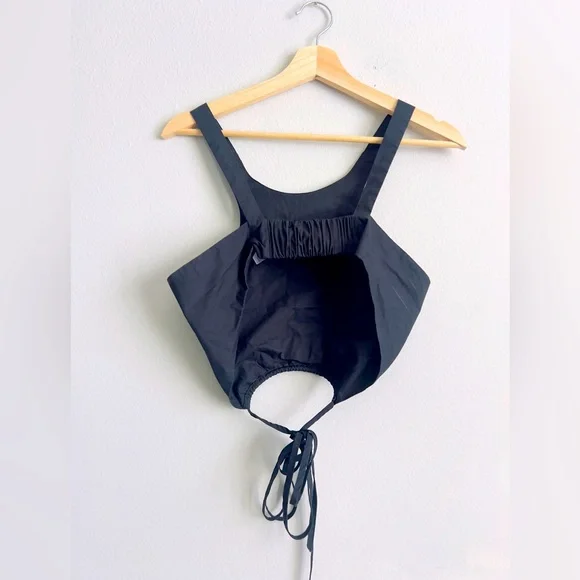 Elodie Black Crop Top - Picture 4 of 6